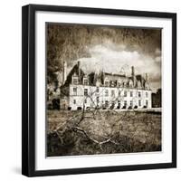 Castle On Moonlight - Artistic Toned Picture-Maugli-l-Framed Art Print