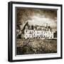 Castle On Moonlight - Artistic Toned Picture-Maugli-l-Framed Art Print