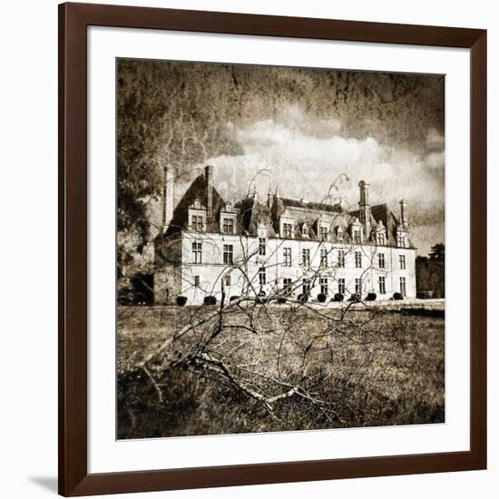 Castle On Moonlight - Artistic Toned Picture-Maugli-l-Framed Art Print