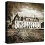 Castle On Moonlight - Artistic Toned Picture-Maugli-l-Stretched Canvas