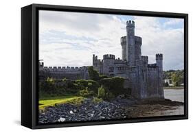 Castle on the River Lee, Blackrock, Ireland-George Oze-Framed Stretched Canvas
