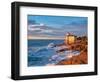 Castle on the rocks.-Marco Carmassi-Framed Photographic Print