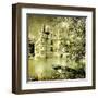 Castle On Water -Artwork In Painting Style-Maugli-l-Framed Art Print