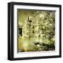 Castle On Water -Artwork In Painting Style-Maugli-l-Framed Art Print