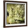 Castle On Water -Artwork In Painting Style-Maugli-l-Framed Art Print