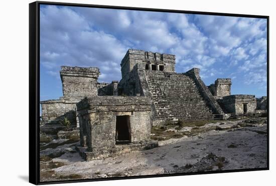 Castle or El Castillo, Tulum, Quintana Roo, Mexico-null-Framed Stretched Canvas