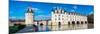 Castle over a river, Chateau De Chenonceau, Cher River, Chenonceaux, Indre-et-Loire, France-null-Mounted Photographic Print