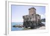 Castle Overlooking the Bay, Rapallo, Liguria, Italy, Europe-Peter Groenendijk-Framed Photographic Print