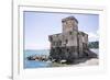 Castle Overlooking the Bay, Rapallo, Liguria, Italy, Europe-Peter Groenendijk-Framed Photographic Print