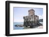 Castle Overlooking the Bay, Rapallo, Liguria, Italy, Europe-Peter Groenendijk-Framed Photographic Print