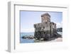 Castle Overlooking the Bay, Rapallo, Liguria, Italy, Europe-Peter Groenendijk-Framed Photographic Print