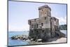 Castle Overlooking the Bay, Rapallo, Liguria, Italy, Europe-Peter Groenendijk-Mounted Photographic Print