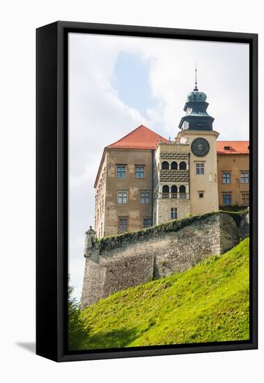 Castle Pieskowa Skala in National Ojcow Park, Poland-dziewul-Framed Stretched Canvas