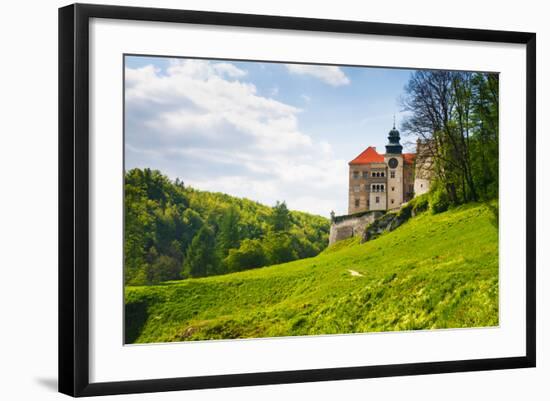 Castle Pieskowa Skala in National Ojcow Park, Poland-dziewul-Framed Photographic Print