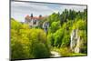 Castle Pieskowa Skala in National Ojcow Park, Poland-dziewul-Mounted Photographic Print