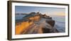 Castle Point Lighthouse, Sandstone, Wellington, North Island, New Zealand-Rainer Mirau-Framed Photographic Print