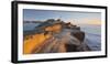 Castle Point Lighthouse, Sandstone, Wellington, North Island, New Zealand-Rainer Mirau-Framed Photographic Print