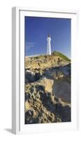 Castle Point Lighthouse, Wellington, North Island, New Zealand-Rainer Mirau-Framed Photographic Print