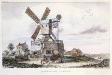 Post Mill, Wimbledon Common, Near London, C1840-Castle-Giclee Print