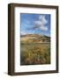 Castle Reef Mountain. Rocky Mountain front ranges near Augusta, Montana.-Alan Majchrowicz-Framed Photographic Print