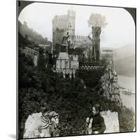 Castle Rheinstein, Near Bingen, Germany-Underwood & Underwood-Mounted Photographic Print