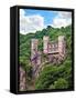 Castle Rheinstein, Rheinland-Pflaz, Germany-Miva Stock-Framed Stretched Canvas