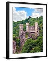 Castle Rheinstein, Rheinland-Pflaz, Germany-Miva Stock-Framed Premium Photographic Print