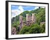 Castle Rheinstein, Rheinland-Pflaz, Germany-Miva Stock-Framed Photographic Print