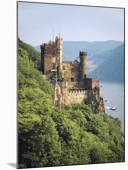 Castle Rheinstein, Rhineland-Pfalz, Germany-Walter Bibikow-Mounted Premium Photographic Print