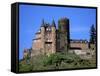 Castle, Rhine River, Germany-David Herbig-Framed Stretched Canvas