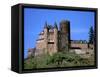 Castle, Rhine River, Germany-David Herbig-Framed Stretched Canvas