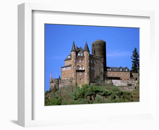 Castle, Rhine River, Germany-David Herbig-Framed Photographic Print