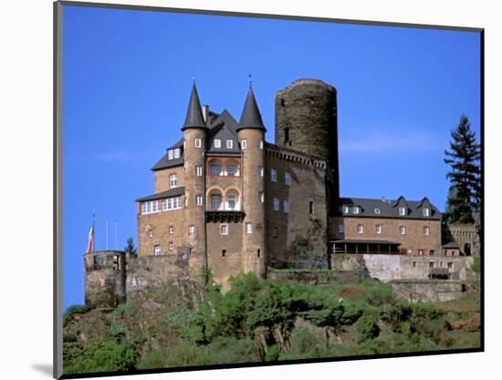 Castle, Rhine River, Germany-David Herbig-Mounted Photographic Print