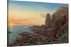 Castle Rock, Cape Schanck, 1865-Eugen von Guerard-Stretched Canvas