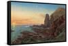 Castle Rock, Cape Schanck, 1865-Eugen von Guerard-Framed Stretched Canvas