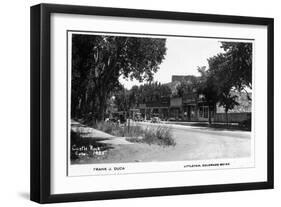 Castle Rock, Colorado - Street Scene-Lantern Press-Framed Art Print