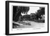 Castle Rock, Colorado - Street Scene-Lantern Press-Framed Art Print