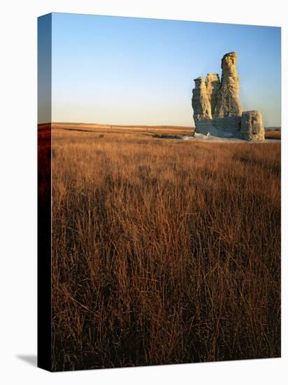 Castle Rock, Gove County, Kansas, USA-Charles Gurche-Stretched Canvas