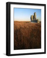 Castle Rock, Gove County, Kansas, USA-Charles Gurche-Framed Photographic Print