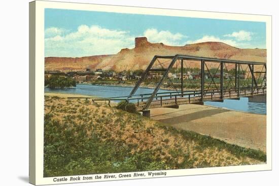 Castle Rock, Green River, Wyoming-null-Stretched Canvas