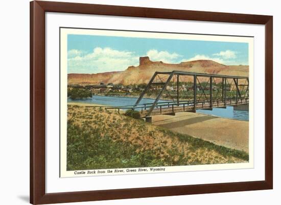 Castle Rock, Green River, Wyoming-null-Framed Premium Giclee Print