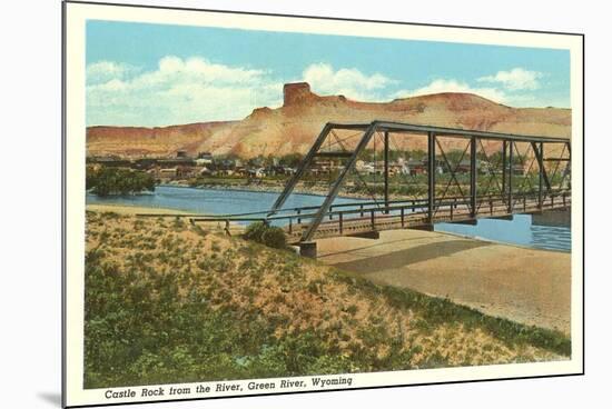 Castle Rock, Green River, Wyoming-null-Mounted Premium Giclee Print