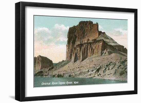 Castle Rock, Wyoming-null-Framed Art Print