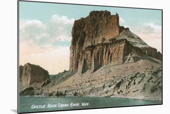 Castle Rock, Wyoming-null-Mounted Art Print