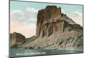 Castle Rock, Wyoming-null-Mounted Art Print