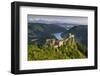 Castle Ruin Aggstein, the Danube, Wachau, Austria-Rainer Mirau-Framed Photographic Print