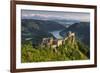 Castle Ruin Aggstein, the Danube, Wachau, Austria-Rainer Mirau-Framed Photographic Print