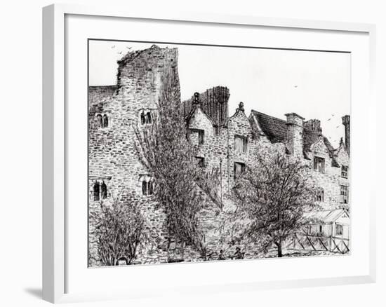 Castle Ruins at Hay on Wye, 2007-Vincent Alexander Booth-Framed Giclee Print