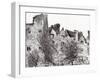 Castle Ruins at Hay on Wye, 2007-Vincent Alexander Booth-Framed Premium Giclee Print