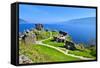 Castle Ruins at Loch Ness-Jeni Foto-Framed Stretched Canvas